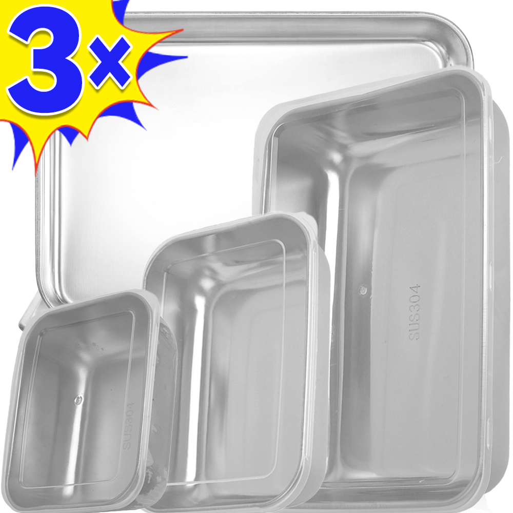 Stainless Bento Box - Pudełko do przechowywania żywności ze stali