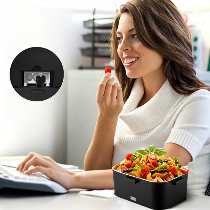 Stainless Bento Box - Elektryczny podgrzewany pojemnik na lunch 110V