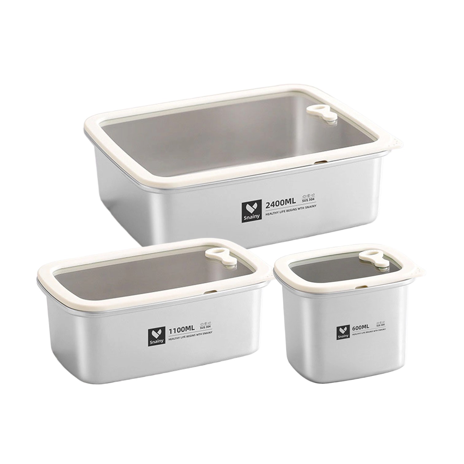 Stainless Bento Box - Certyfikowany zgodnie z LFGB pojemnik na
