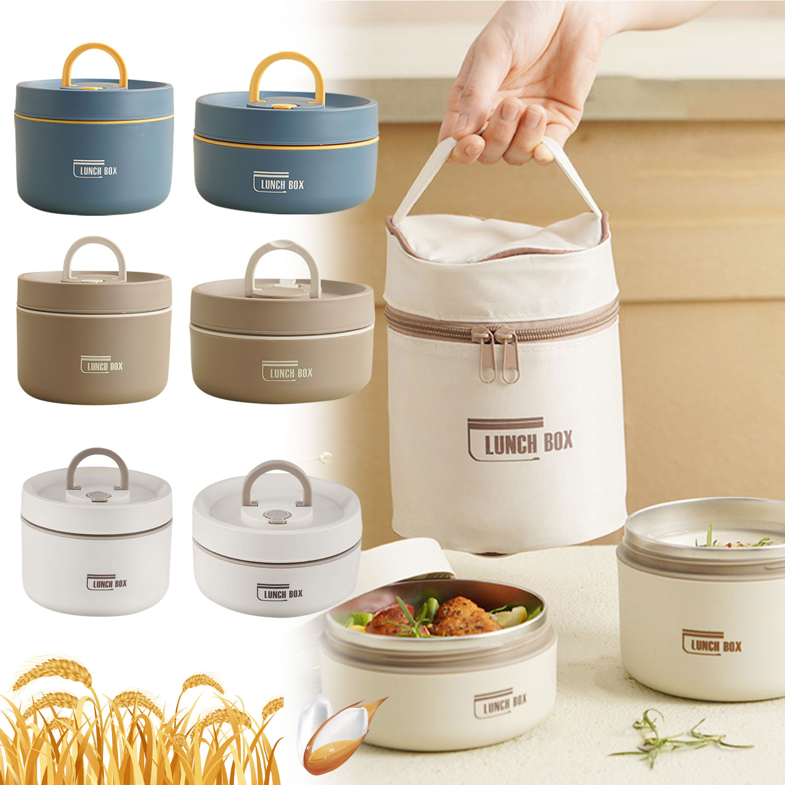 Stainless Bento Box - Termiczny pojemnik na lunch ze stali