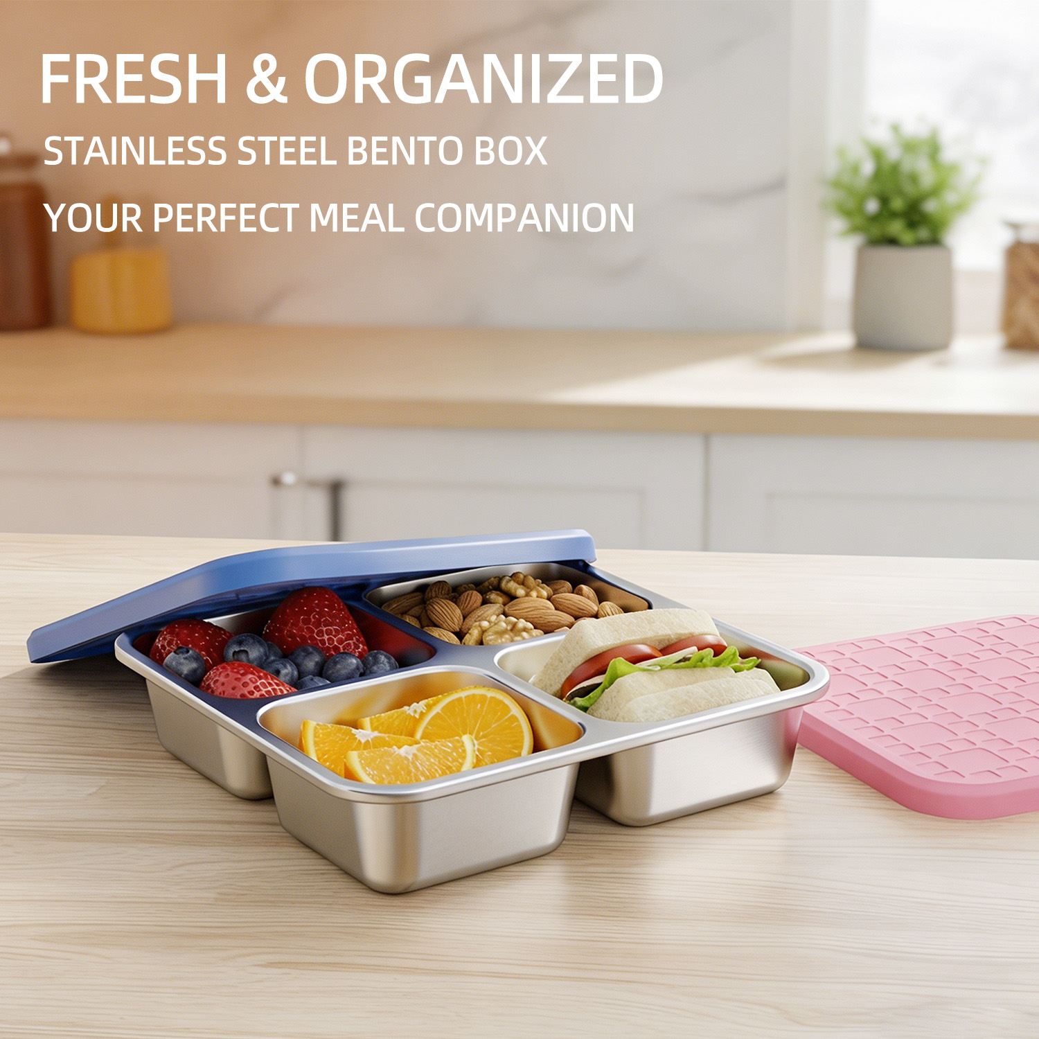 Stainless Bento Box - Pojemnik na lunch ze stali nierdzewnej