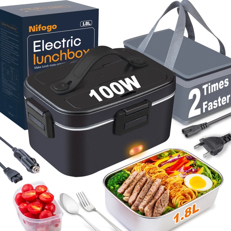 Elektryczny podgrzewany pojemn – Stainless Bento Box recenzja i cena