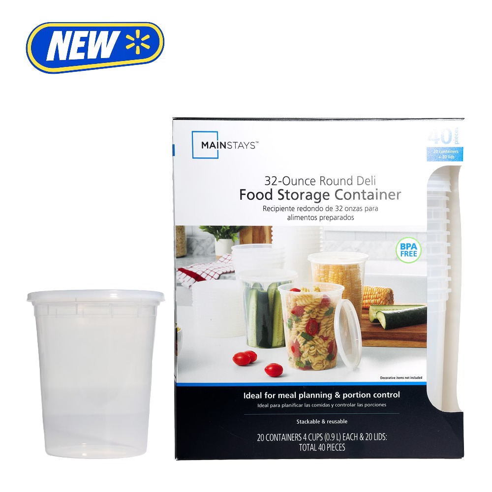 Zestaw 40 plastikowych pojemni – Meal Prep Plan recenzja i cena