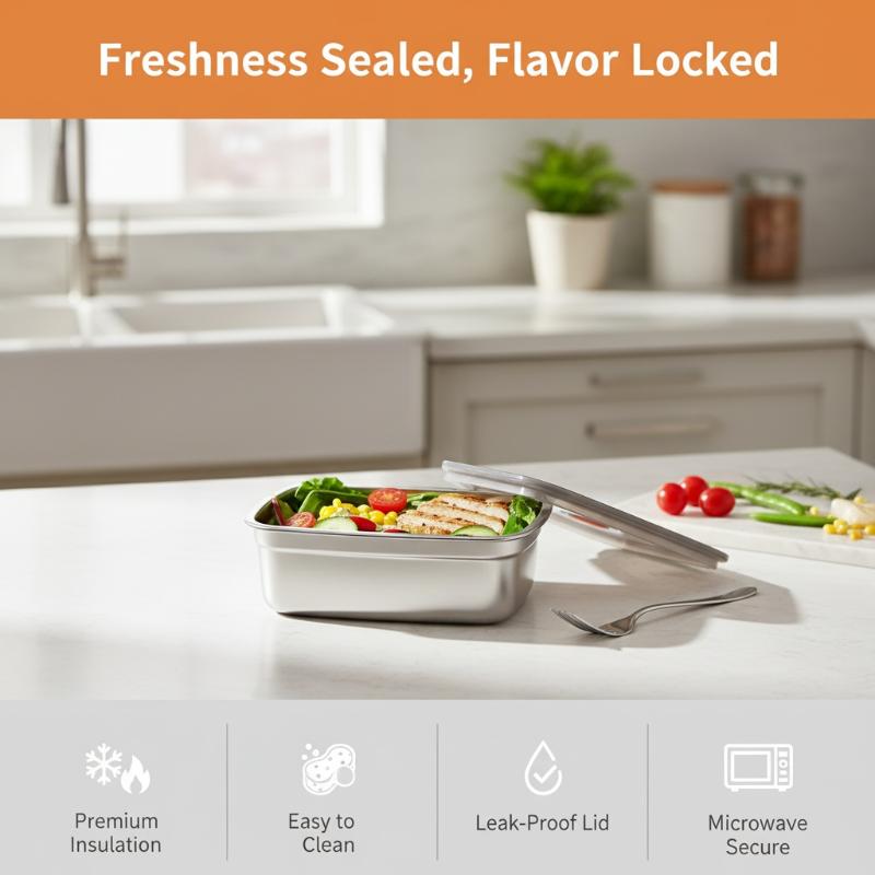 Pojemnik na lunch ze stali nie – Stainless Bento Box recenzja i cena