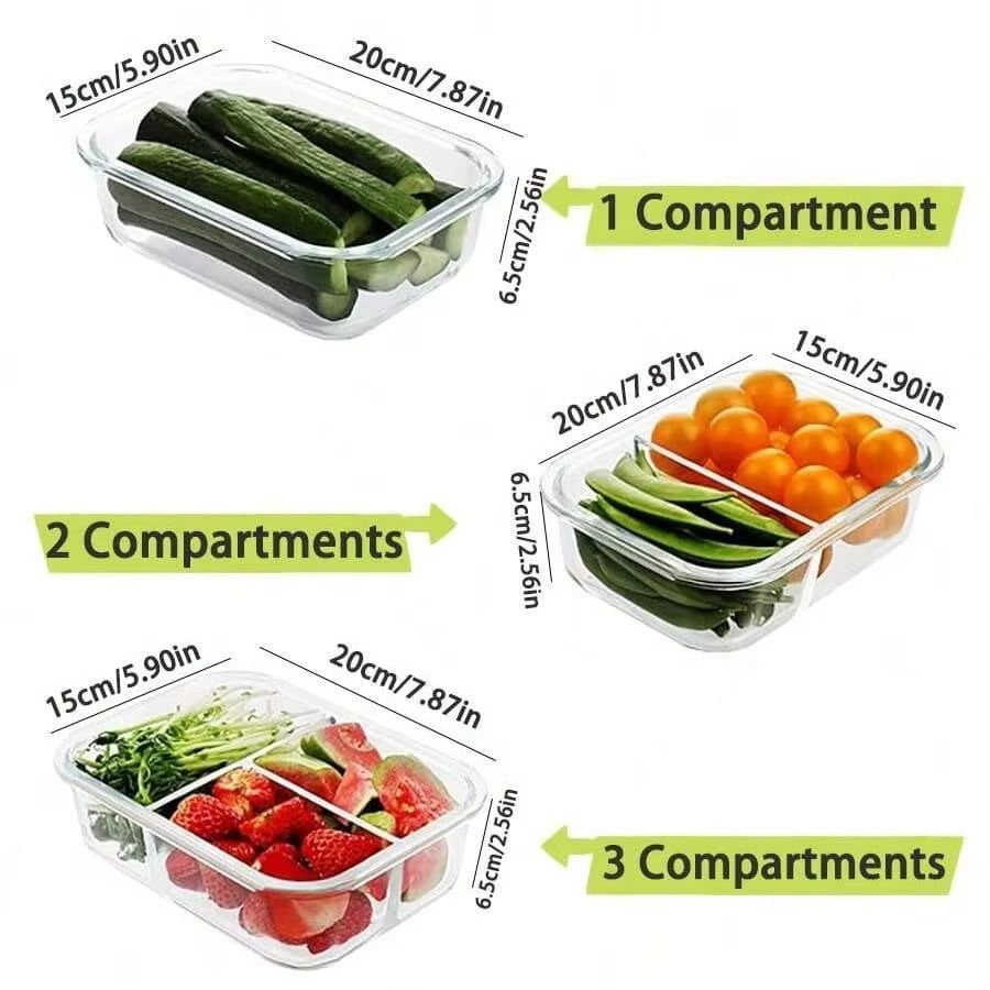 Szklany pojemnik do przechowyw – Meal Prep Plan recenzja i cena