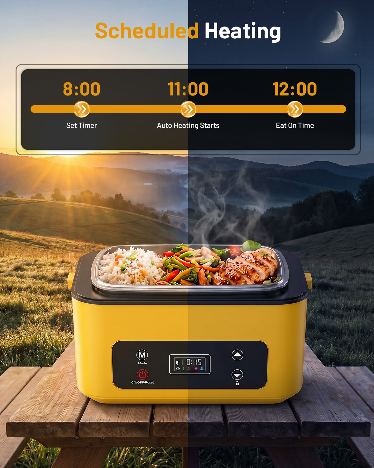 TaskStar Przenośny Podgrzewany – Stainless Bento Box recenzja i cena