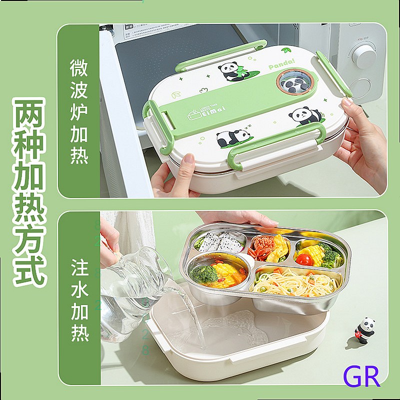 Pudełko na lunch Panda ze stal – Stainless Bento Box recenzja i cena