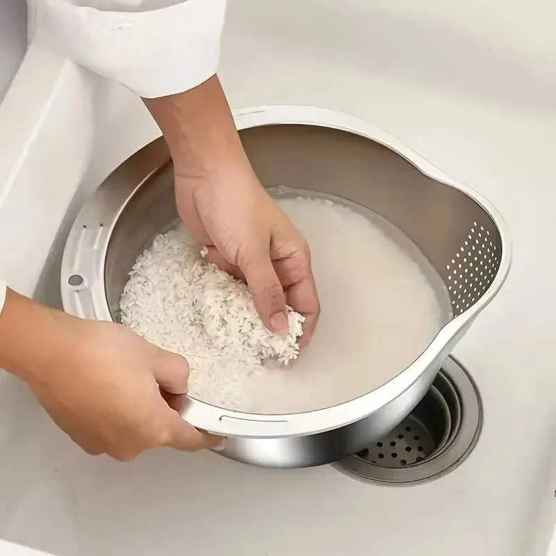 Nierdzewna miska do mycia ryżu – Meal Prep Plan recenzja i cena