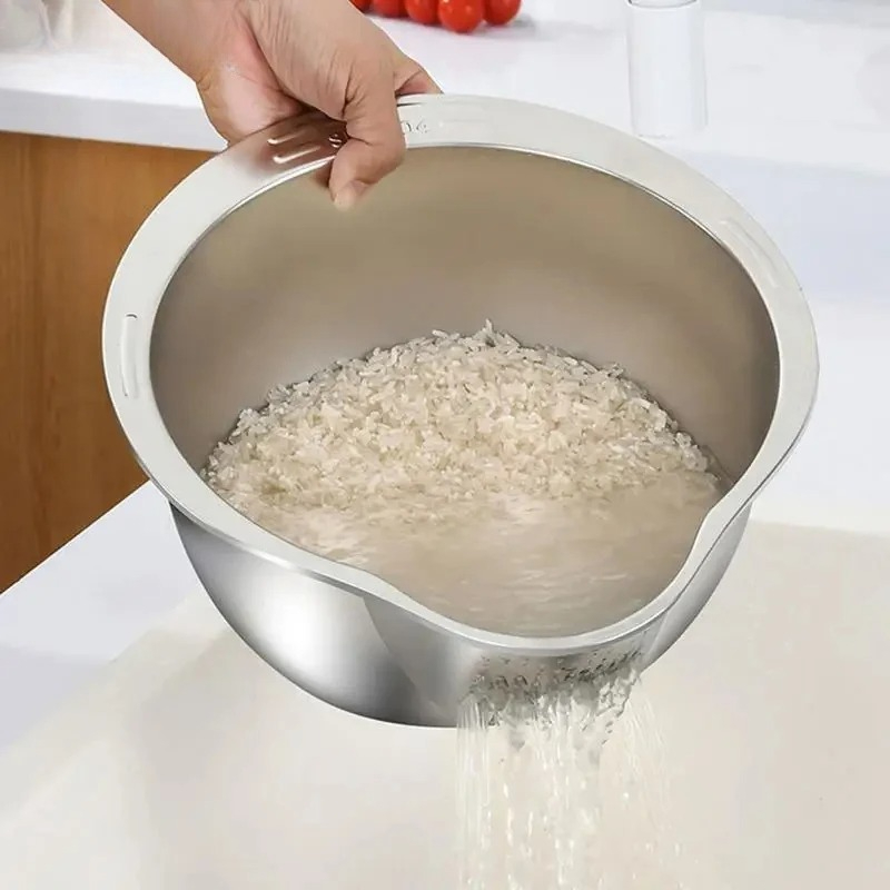 Nierdzewna miska do mycia ryżu – Meal Prep Plan recenzja i cena